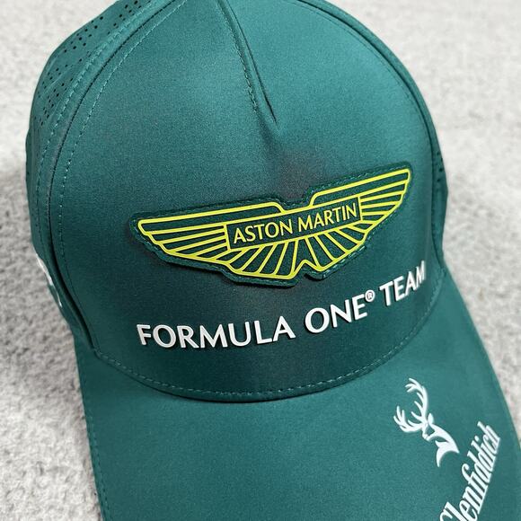 Aston Martin F1 Racing Team Hat Baseball Cap Adjustable Aramco Formula One - Picture 9 of 11